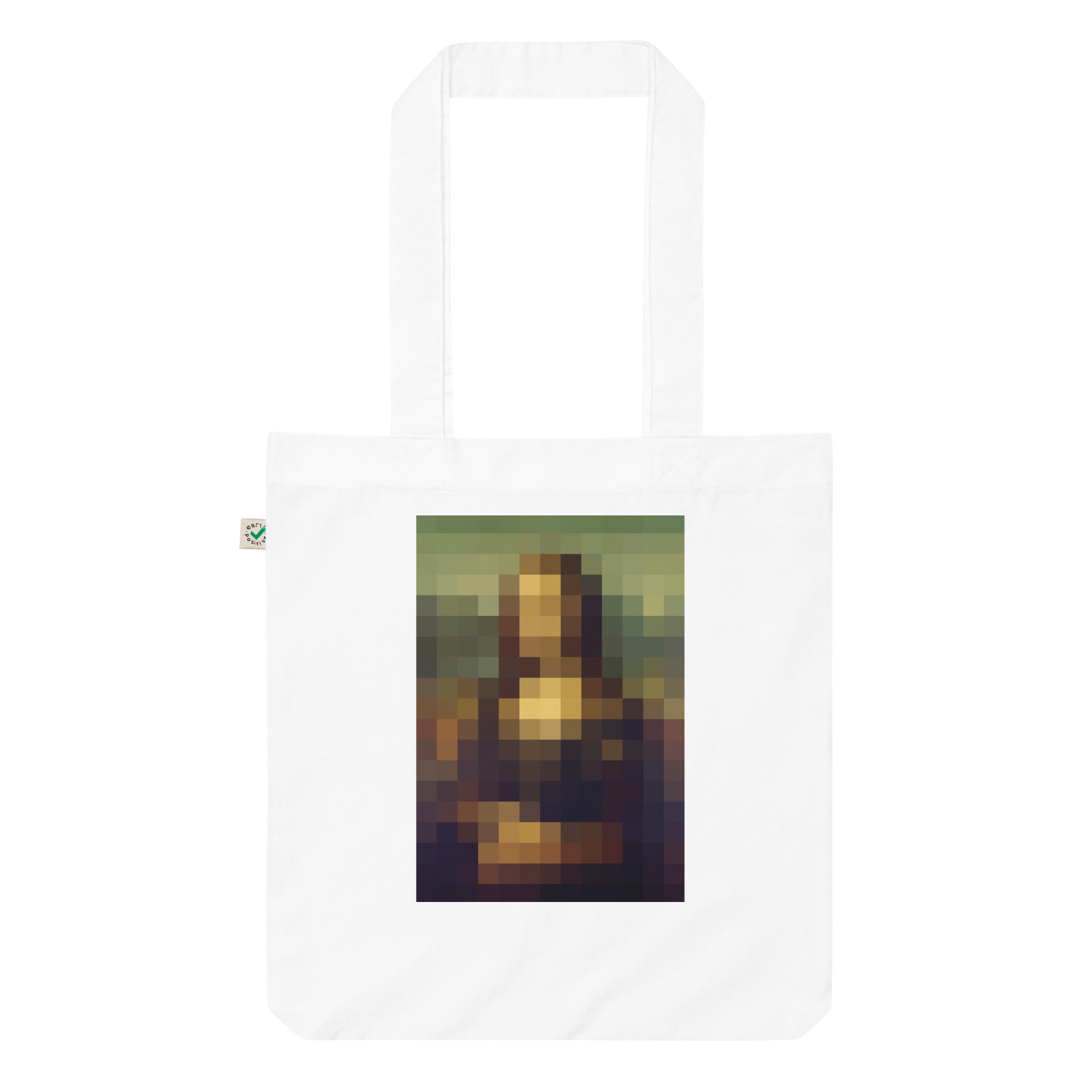 Discover Your Unique Pixel Art Mona Lisa Tote Bag Gwisg Pure Organic Fashion