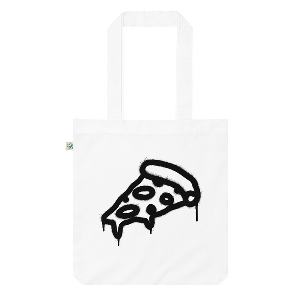 Graffiti - Pizza (white tote bag)