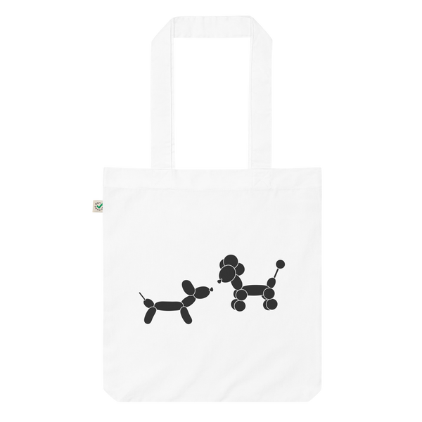Balloon Dogs - Dog Date (organic tote bag)