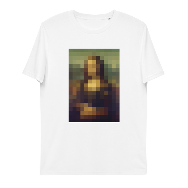 Pixel Art - Stylisation of Mona Lisa by Da Vinci (unisex T-Shirt)