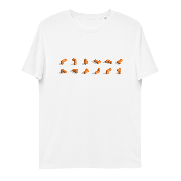 Tetris - orange L-Tetrimino (unisex T-Shirt)
