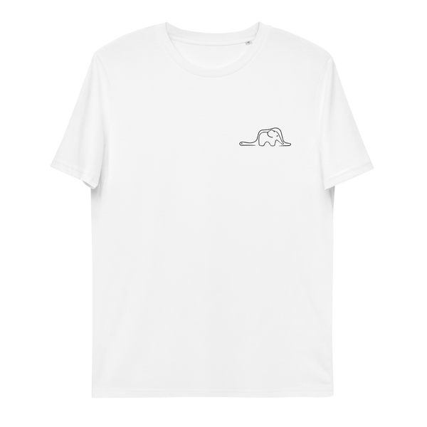 The Little Prince - Elephant Snake EMBROIDERY (white T-Shirt)